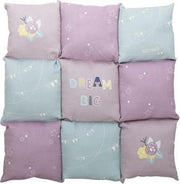 Trixie hondenmat junior patchwork lila / mintgroen / roze - 60x60 cm - 1 stuks