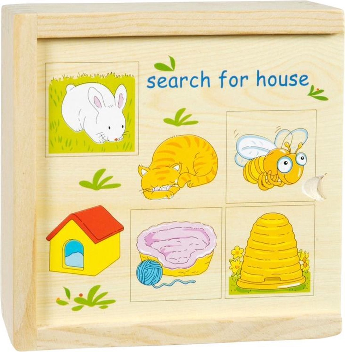 Houten memo Dier en Huis