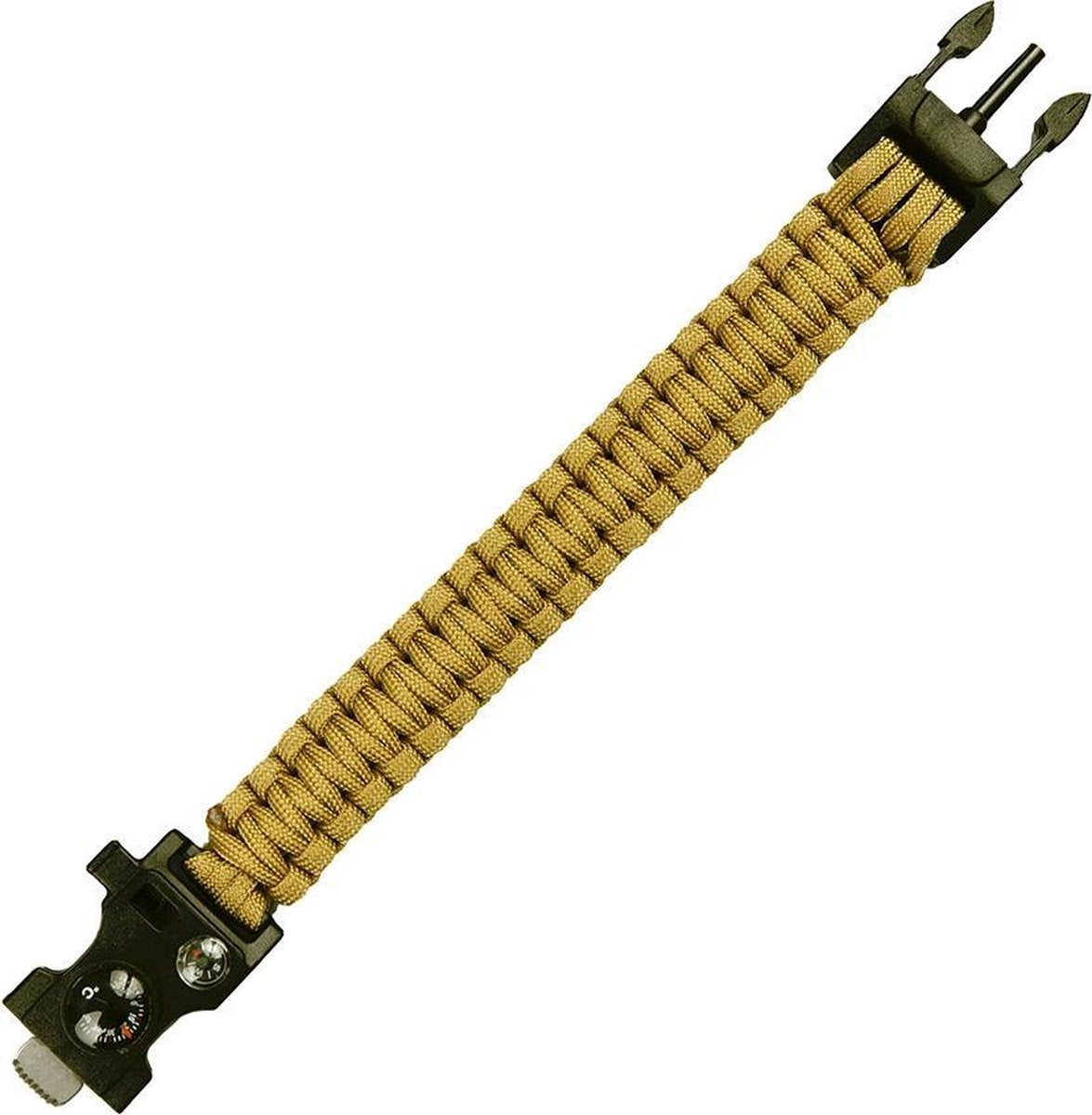 101inc Paracord survival bracelet 9inch coyote