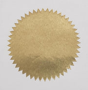 Goudkleurige sluitzegel