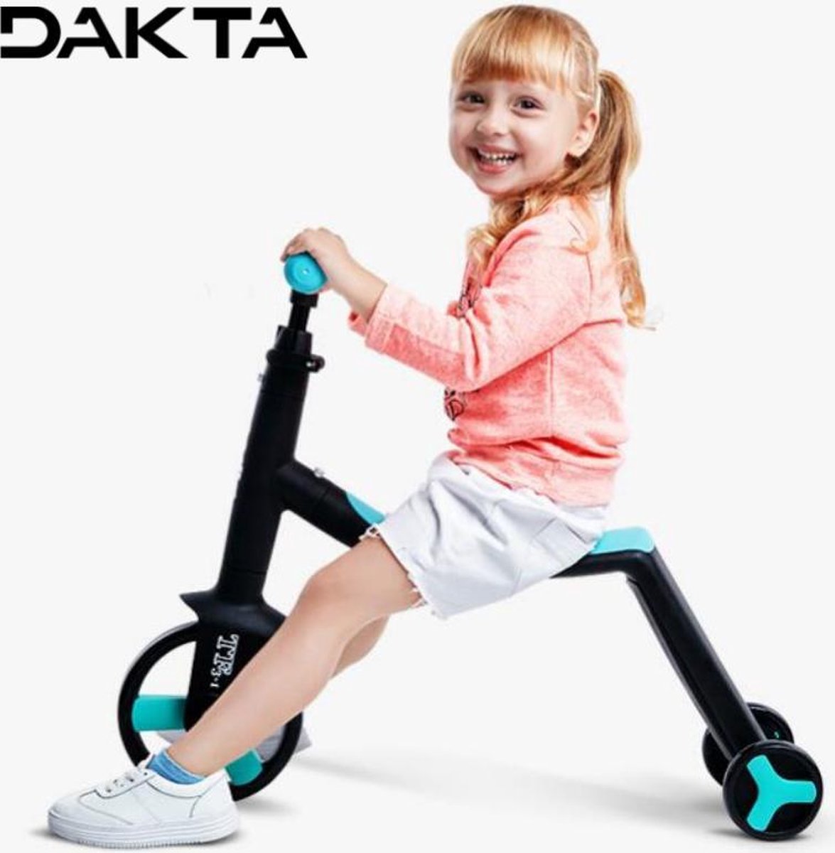 Dakta® 3-in-1 Loopfiets | Step | Loopfietsje | Driewieler | Peuter