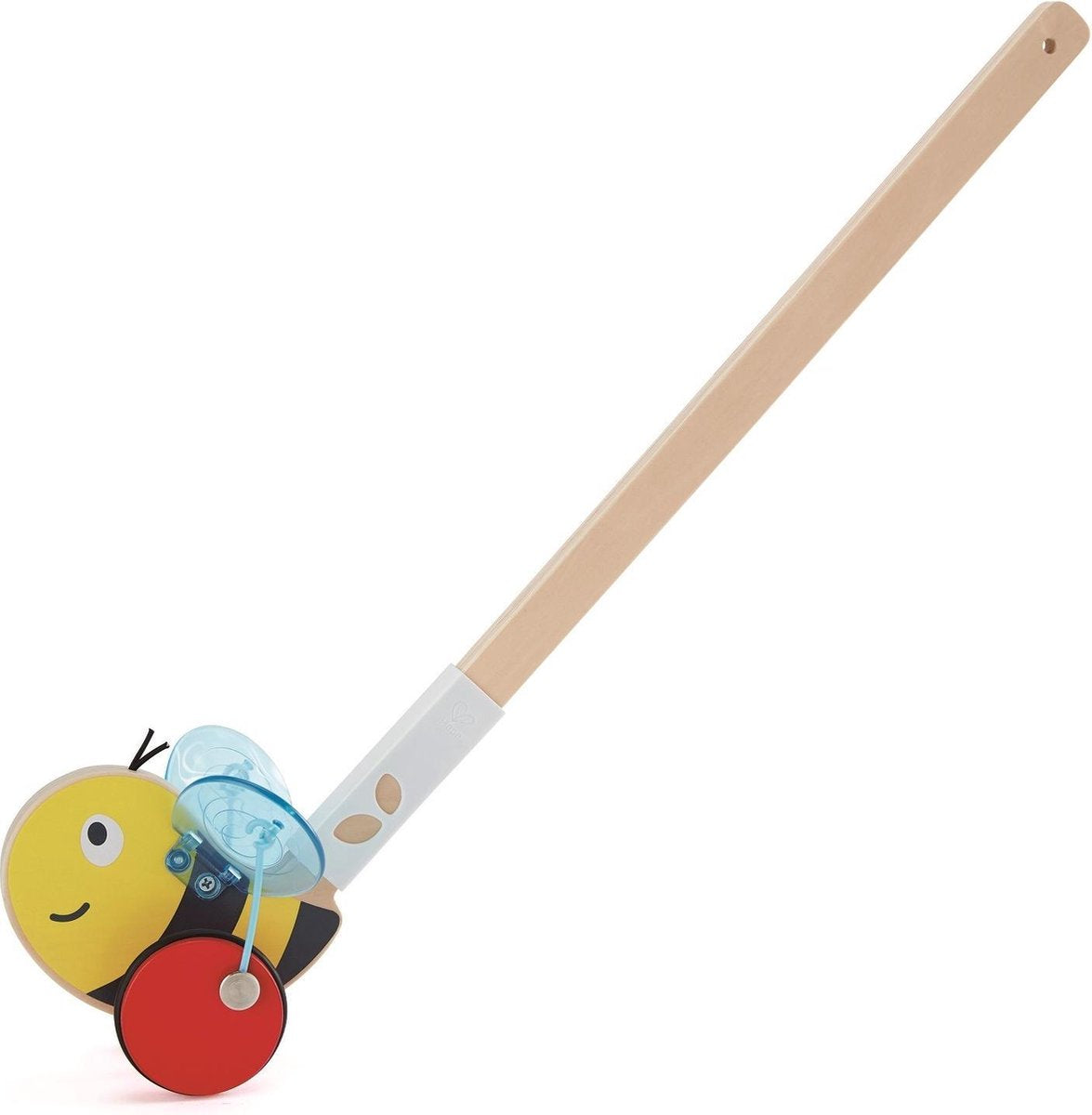 Hape Houten Stokroller Bij 60 Cm Geel