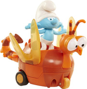 Jakks - Smurfen: Klungel op een libele- speelfigurenset Clumsy smurf and spitfire