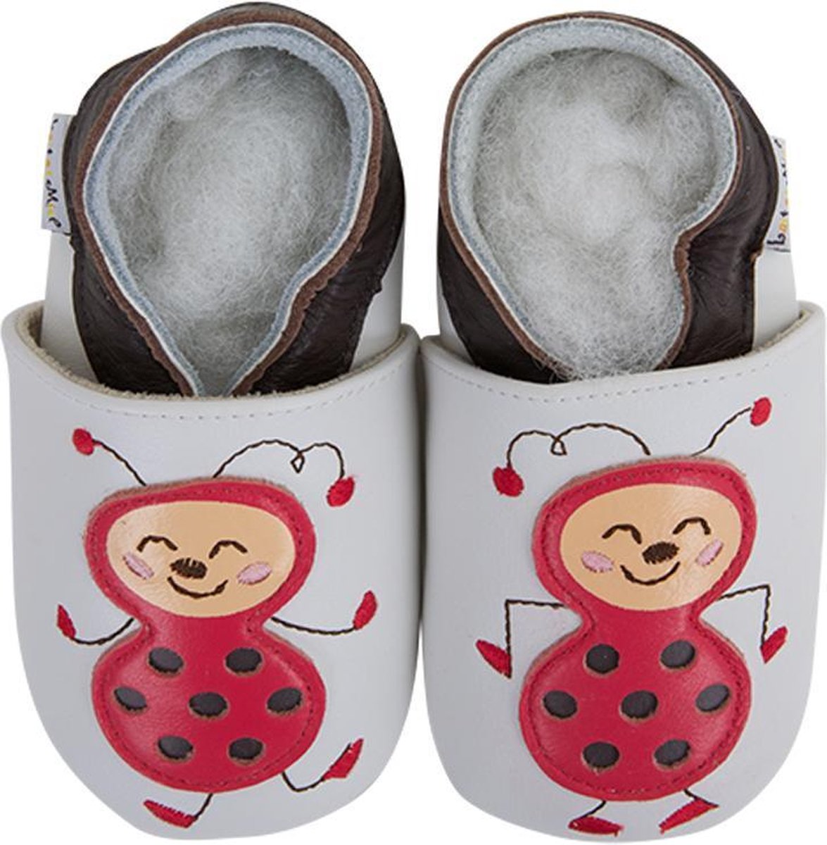 Lait et Miel - Babysloffen - Leer - 6 tot 12 maanden - Lieve Heersbeestje