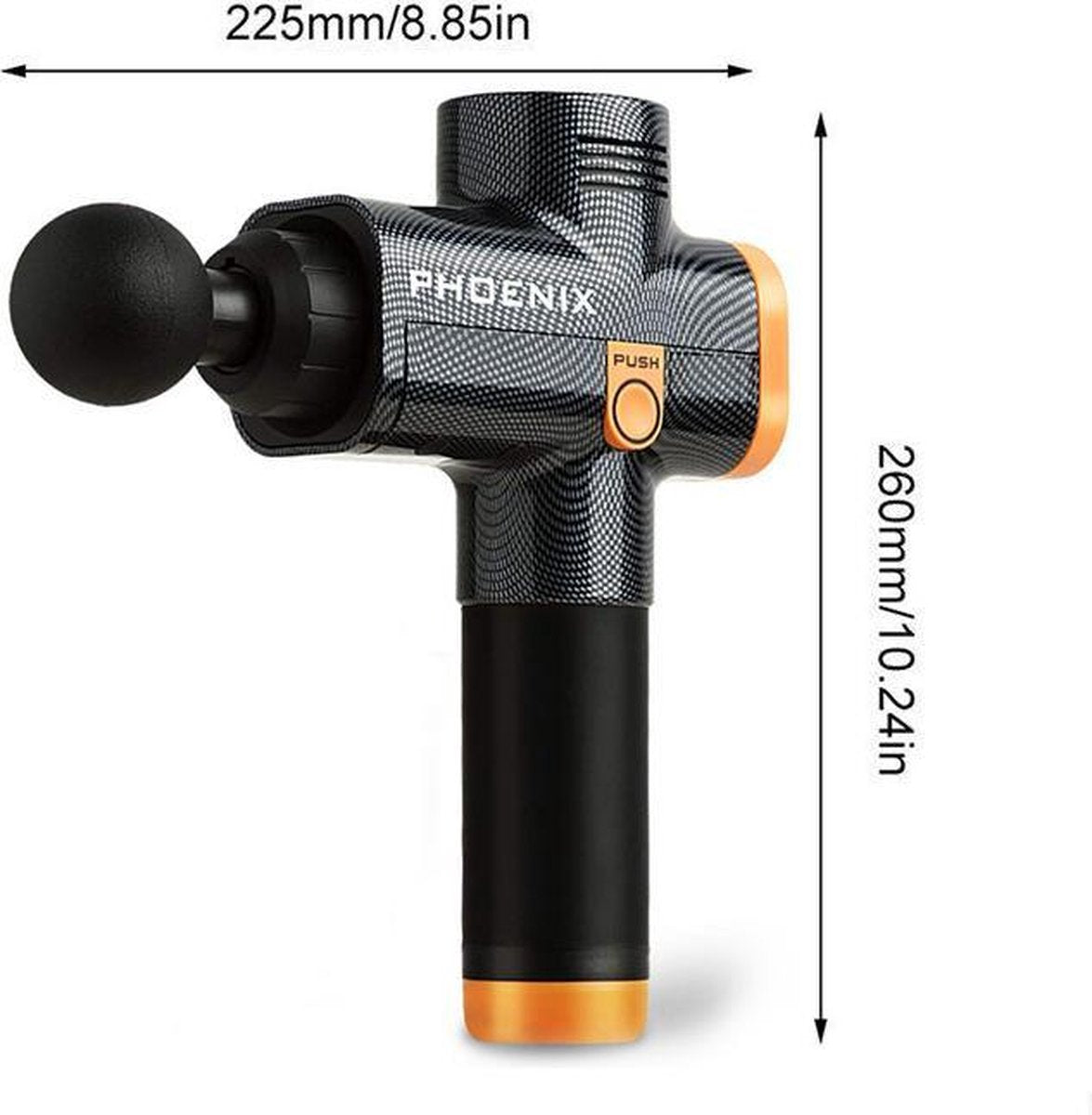 Phoenix A2 Massage Gun - Sport Massage - Full Body Massage - Spier Ontspanning - Professionele Massage Gun