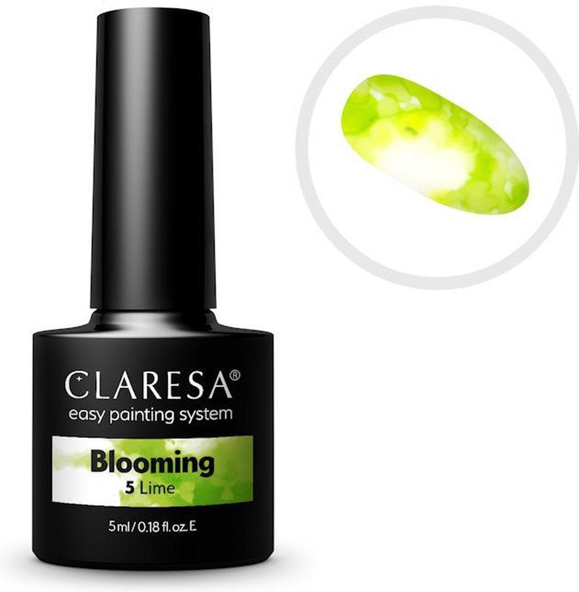 Claresa UV/LED Blooming Paint Gel #5 LIME 5ml.