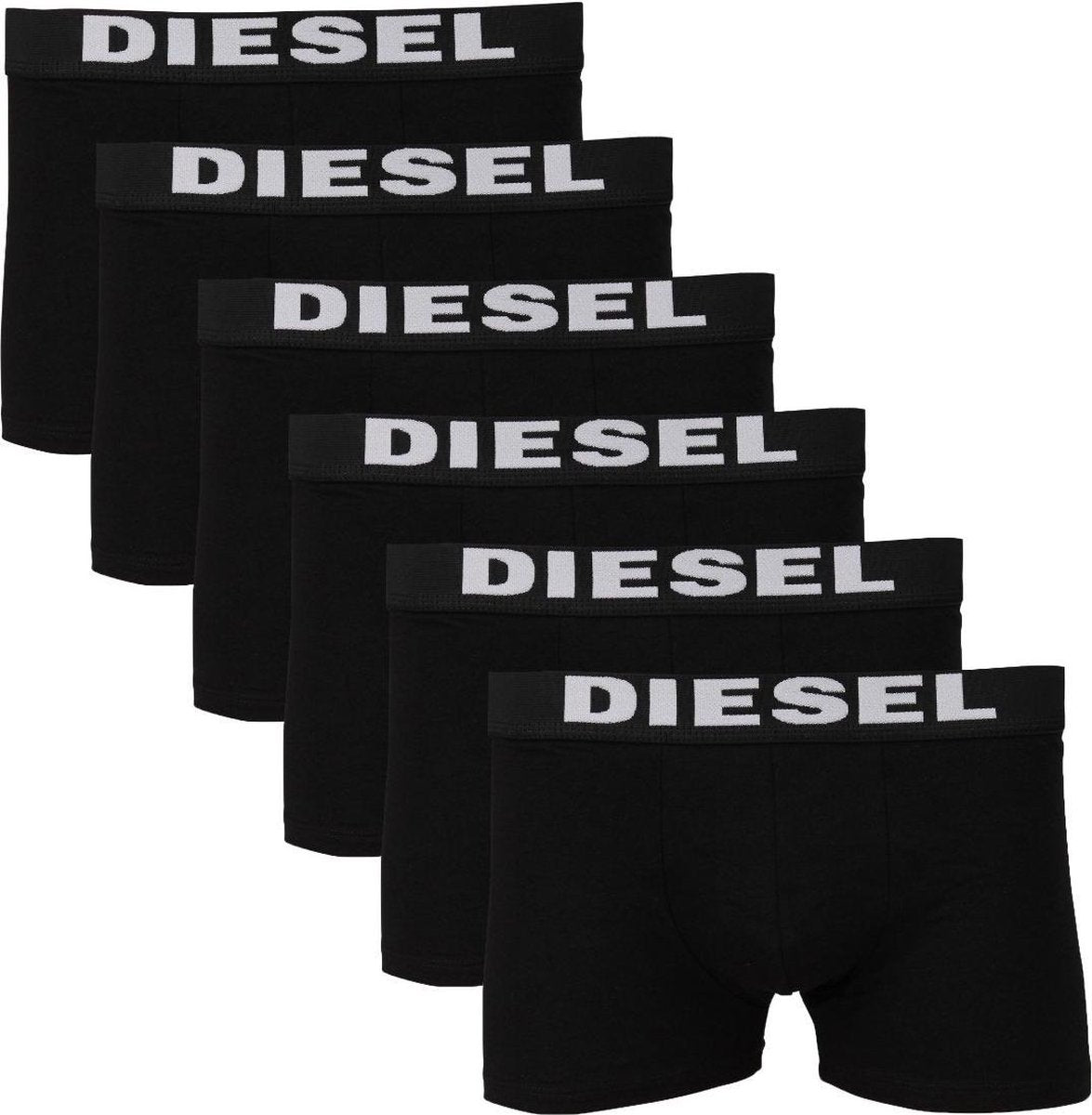 Diesel - Heren Onderbroeken 6-pack boxers - Zwart - Maat XXL