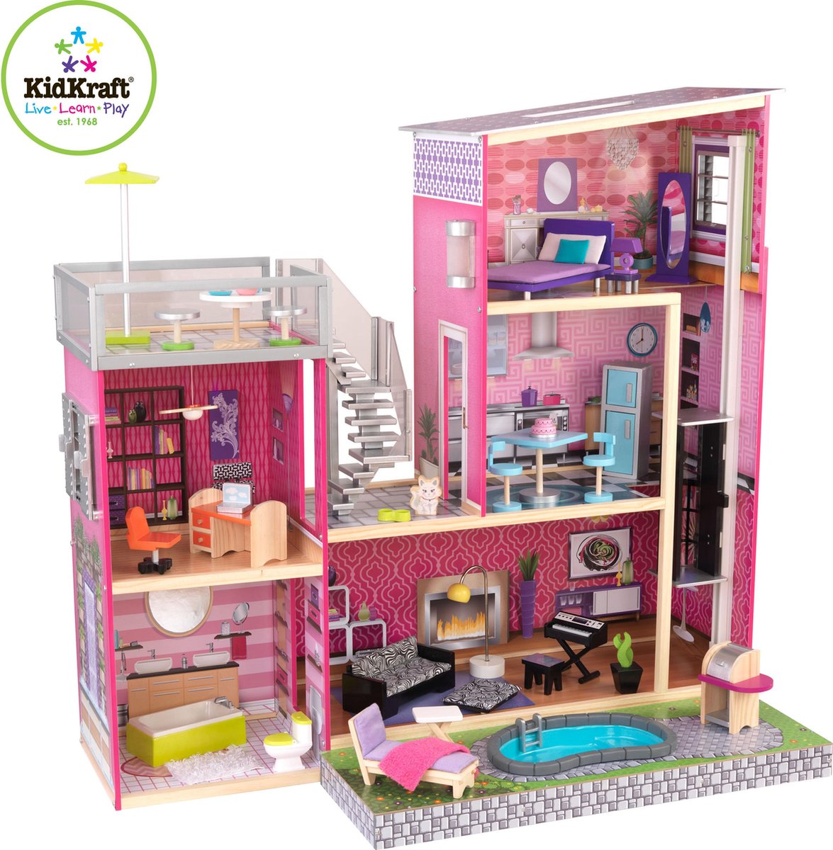 KidKraft Uptown houten poppenhuis