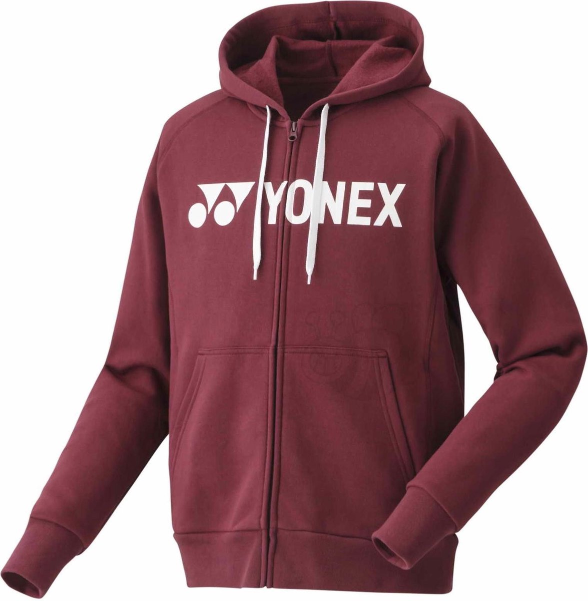 Yonex Sportsweater Hoodie 0018 Dames Wijnrood Maat Xs