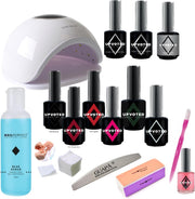 GUAPÀ® Gellak Starterspakket Deluxe|Nagellamp UV / LED | Gellac Kleuren Set | 16 Delige Gel Nagels Set