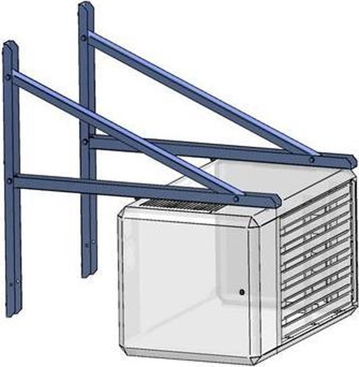 Winterwarm wandkonsole-set tbv. HR 50-60 en TR 80-100-125