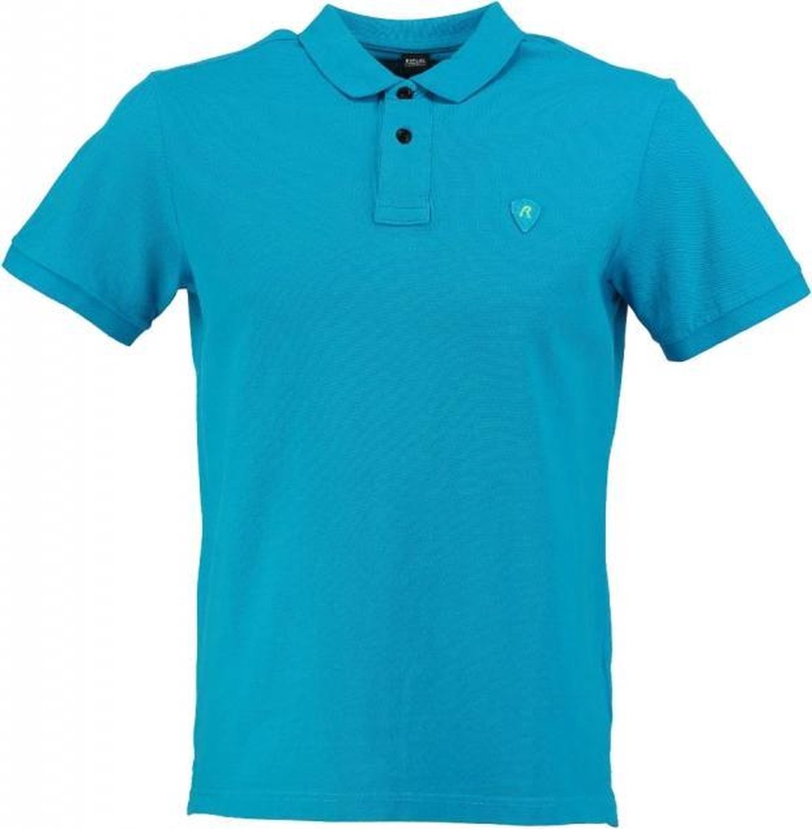 Replay blauwe slim fit polo valt 1 maat kleiner - Maat S