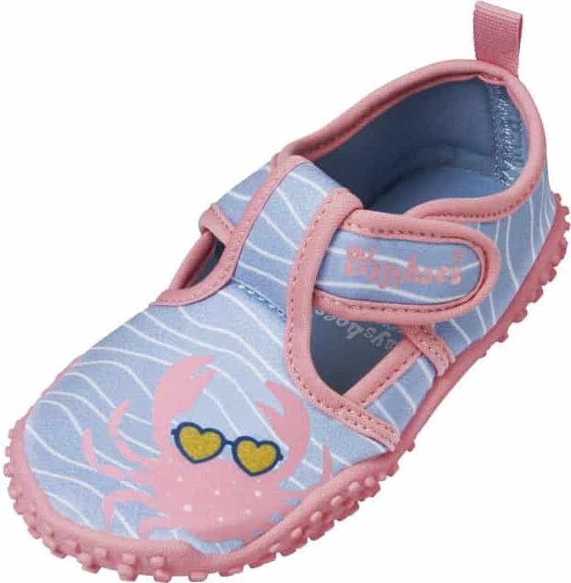 Playshoes Waterschoenen Krebs Meisjes Antislip Roze/blauw Mt 18-19