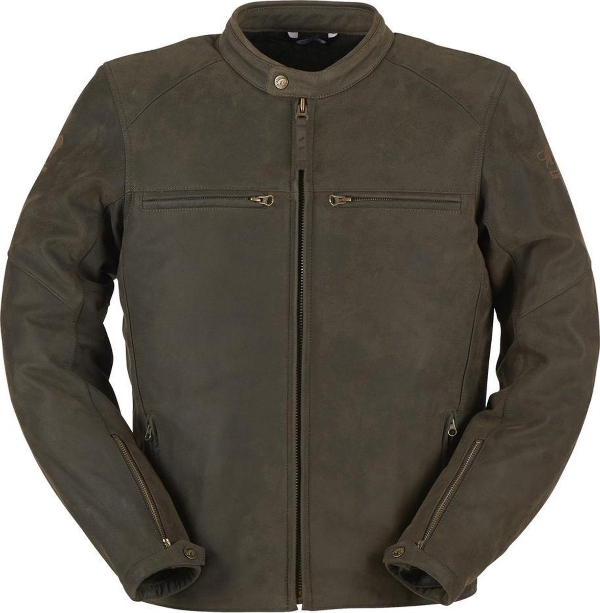 Furygan Vince V3 Brown Leather Motorcycle Jacket XL