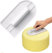 WiseGoods Taart Gladstrijker - Fondant / Marsepein Gladstrijker - Taart Polijster - Taart Mal - Fondant Smoother - Wit