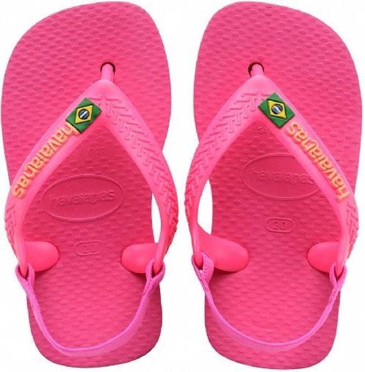 Havaianas Baby Brasil Logo II Meisjes Slippers - Pink Flux - Maat 25/26