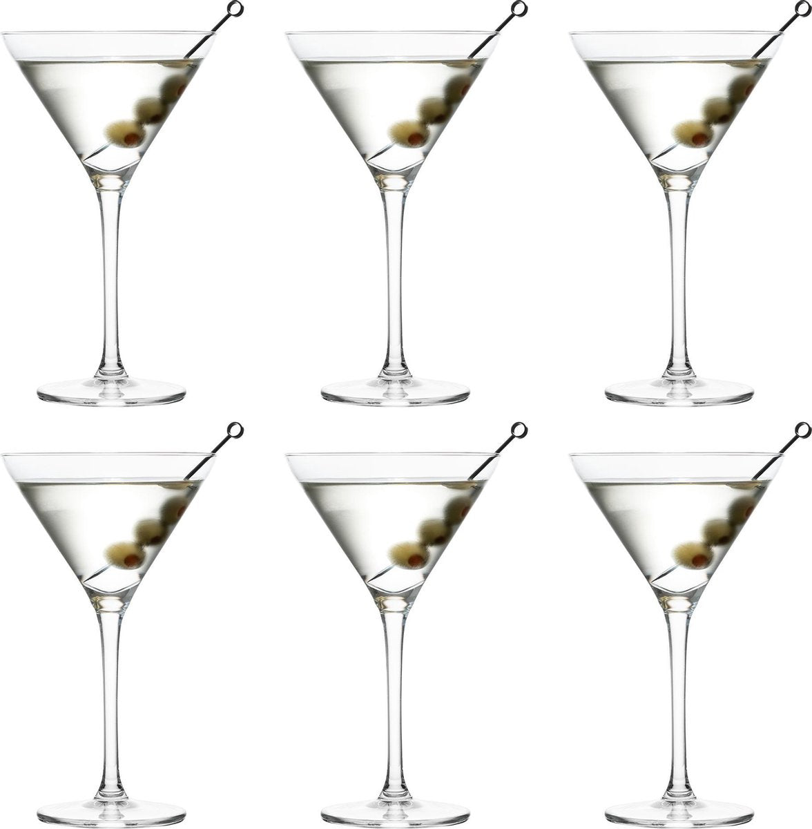 Libbey Cocktailglas Joya Martini - 260 ml / 26 cl - 6 Stuks - Vaatwasserbestendig - Hoge kwaliteit - Elegant design - Perfect voor een cocktailfeest aan huis
