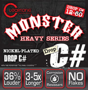 CT9460 12-60 nikkel Plated EMP Coated Heavy Monster Drop C#