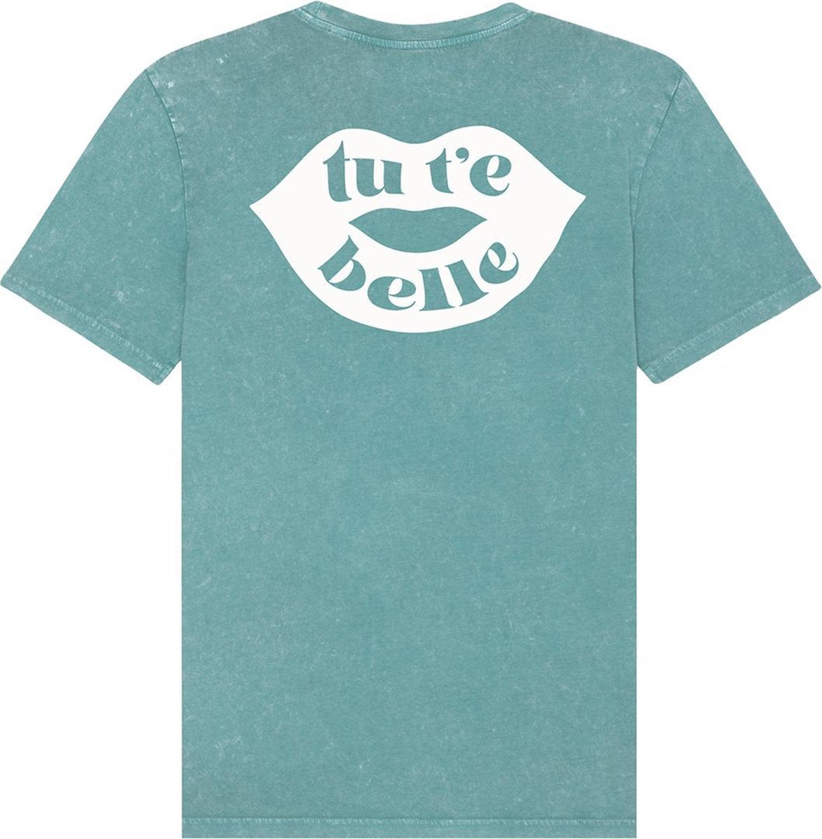 TUTEBELLE KISS RUGPRINT T-SHIRT WASHED