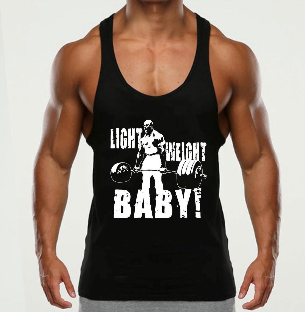 Tank top – fitness – heren – ronnie coleman  – xl - bodybuilding – powerlifting