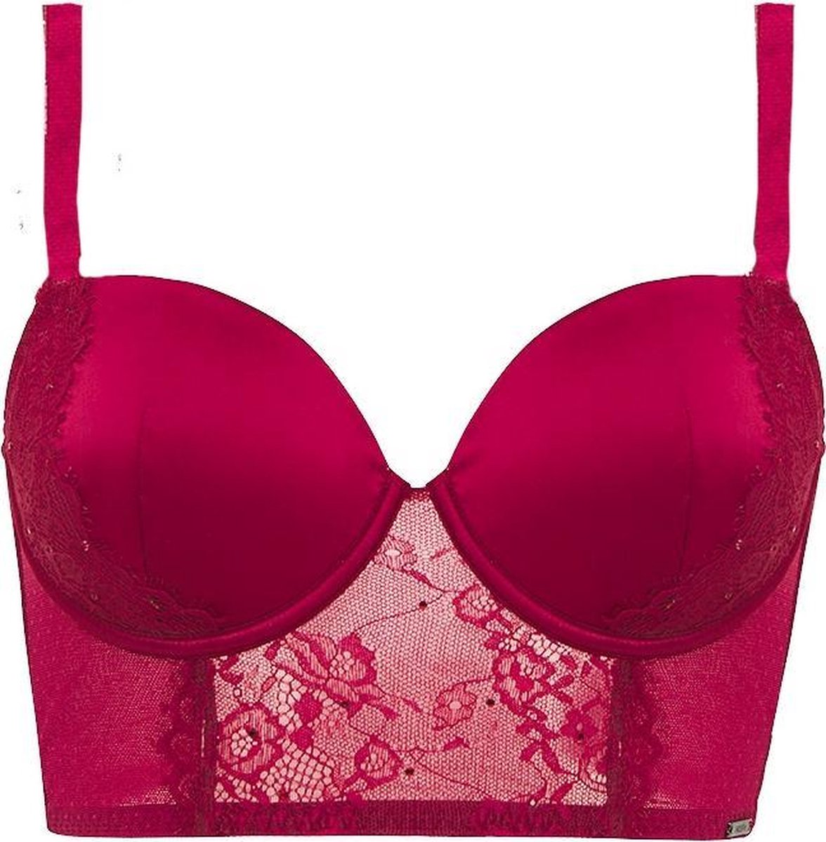 Sapph Nathalia Padded Bra Dames Red-80G
