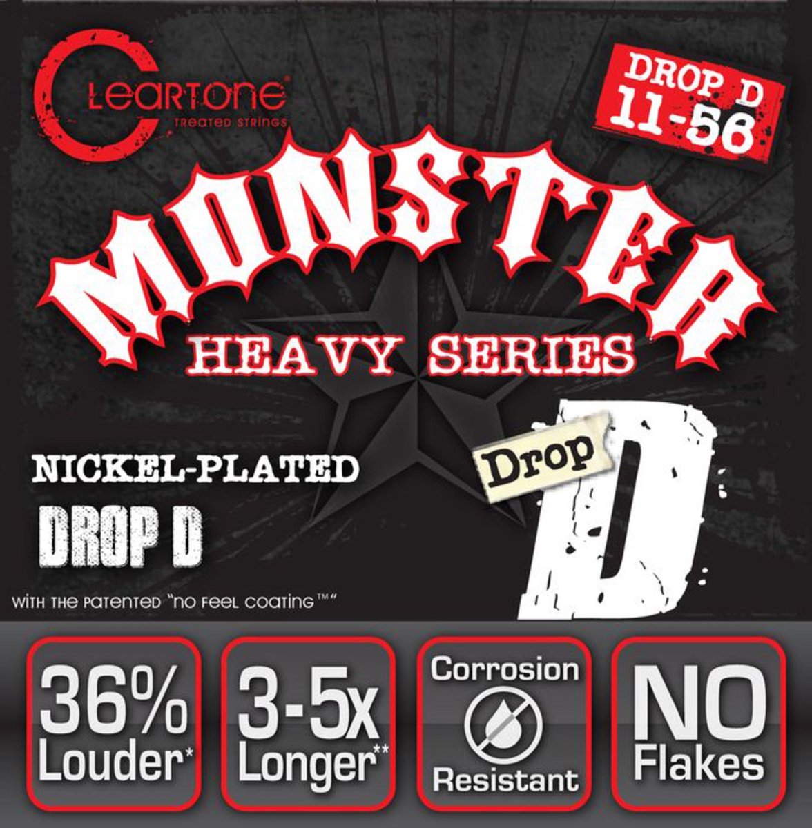 CT9456 11-56 nikkel Plated EMP Coated Heavy Monster Drop D