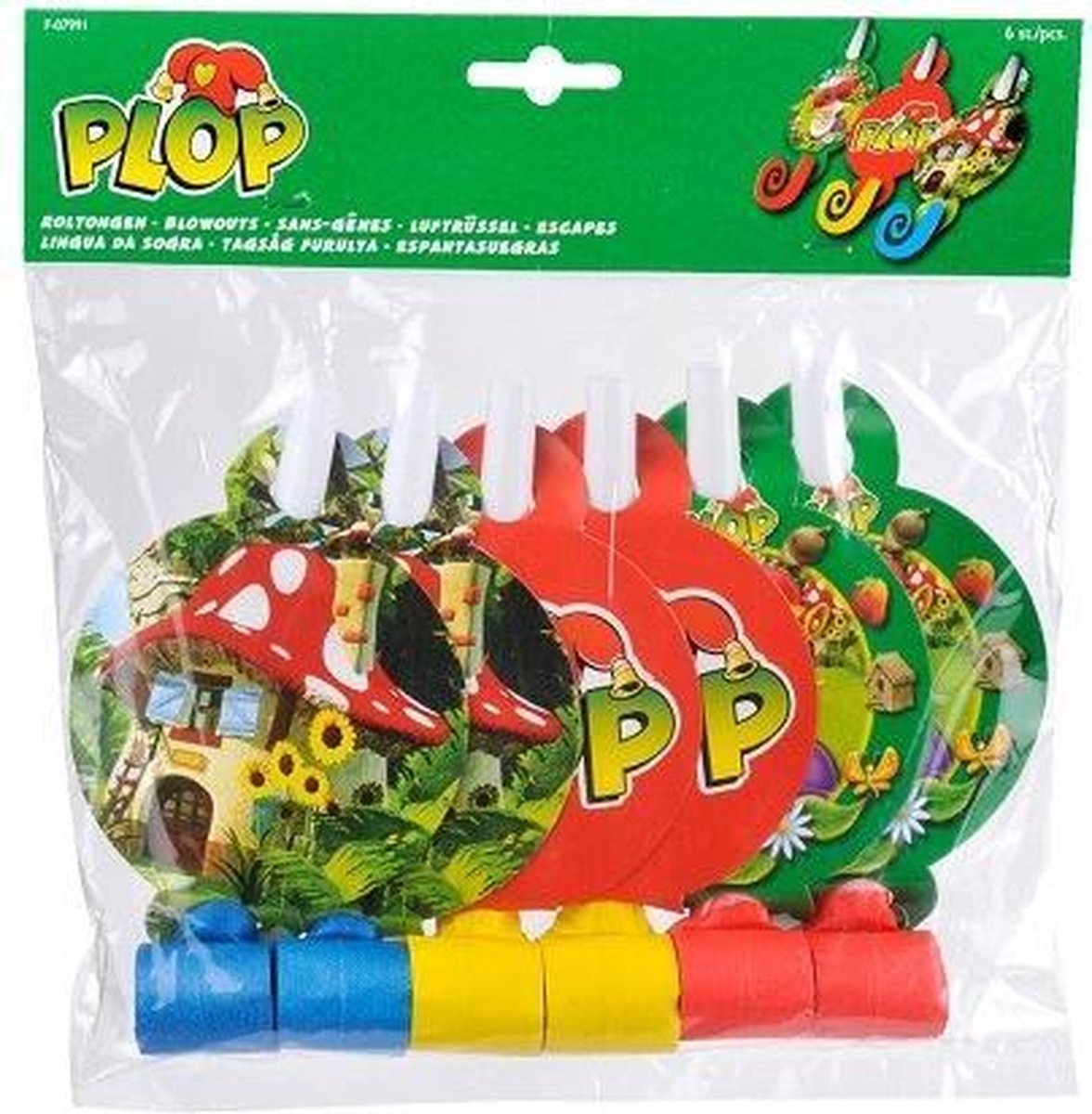 12 stuks Kabouter Plop roltongen