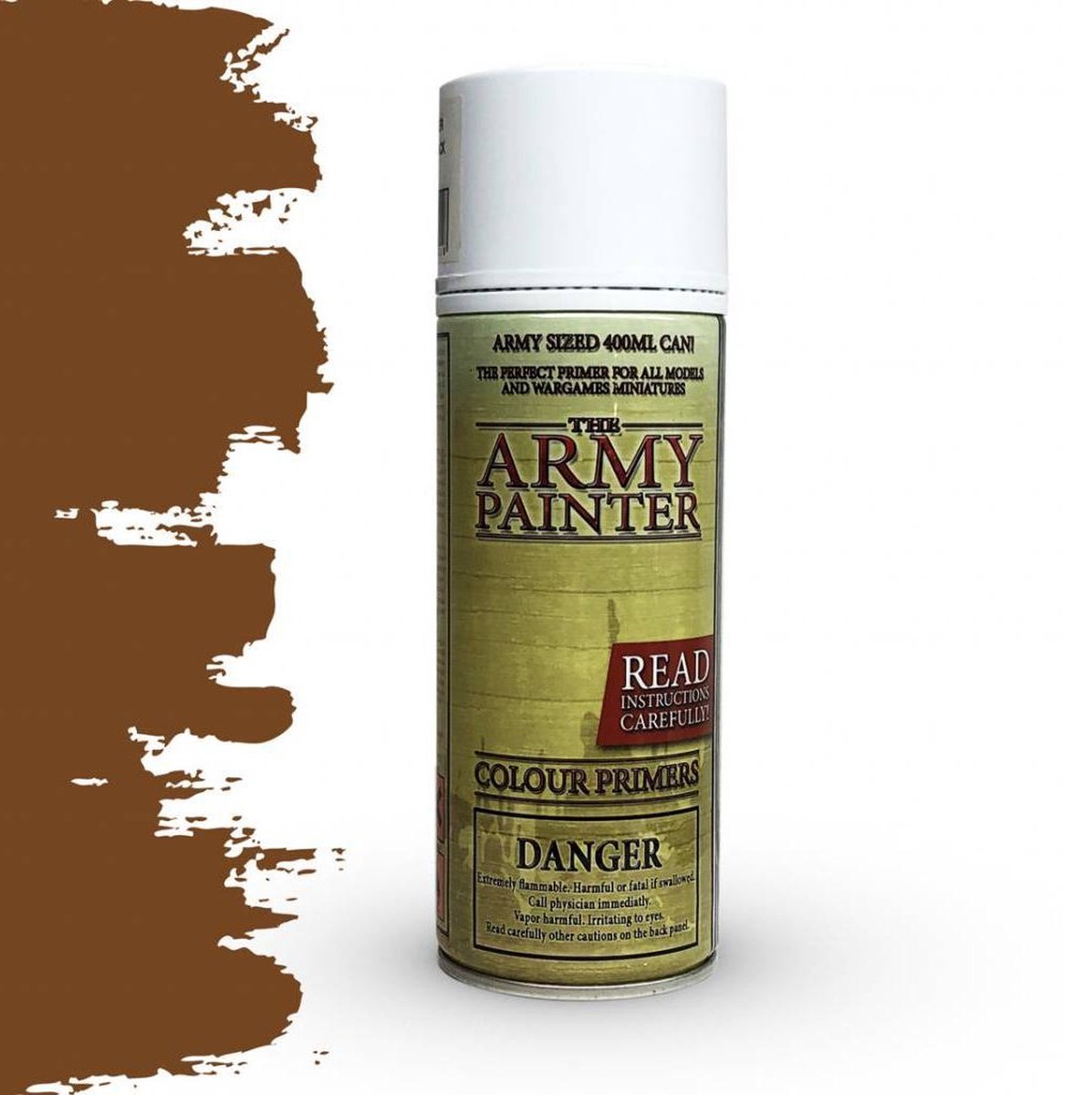 Army Painter Colour Primer - Leather Brown (400Ml)