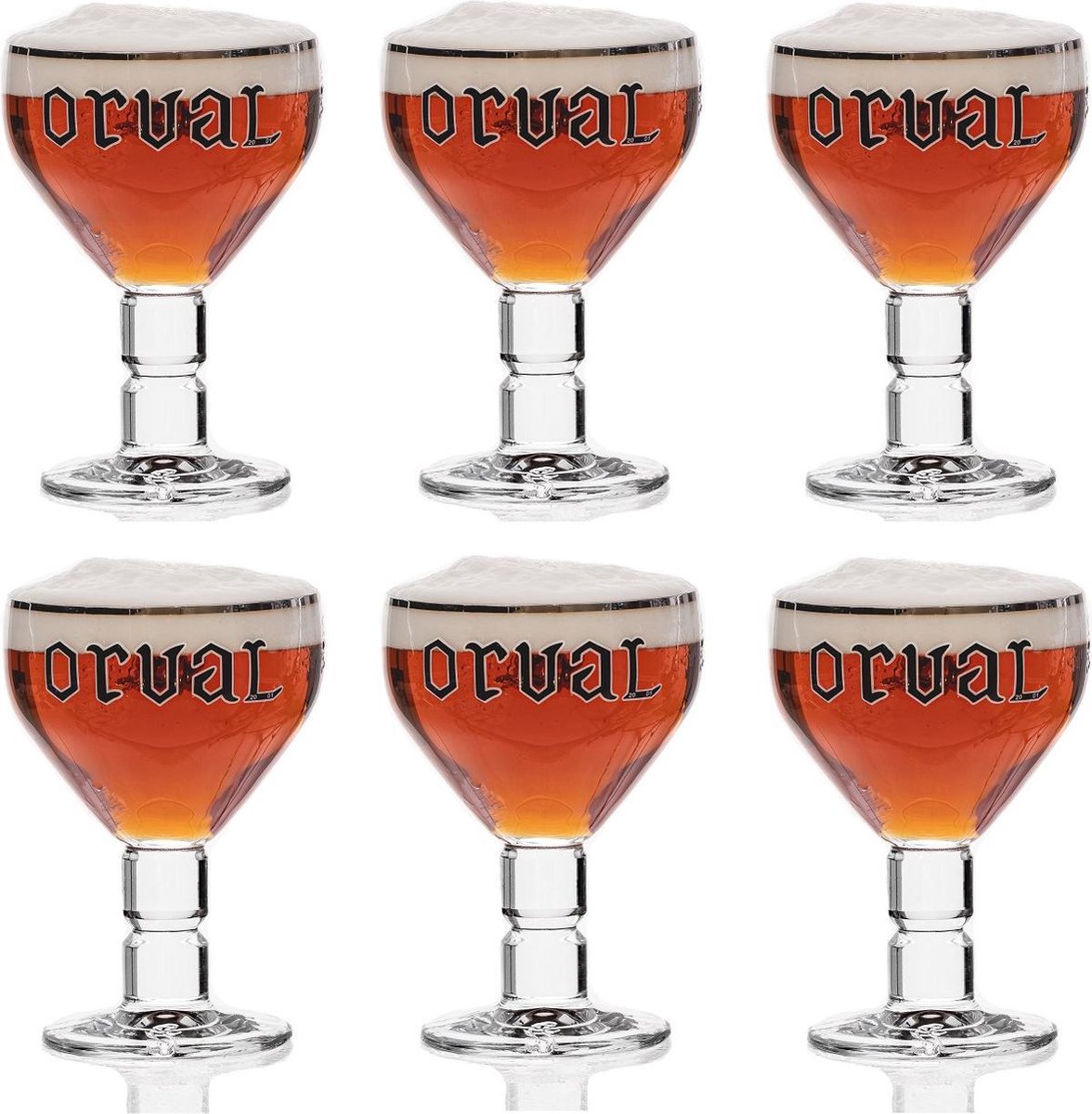 Orval Bierglas 33 cl - 6 Stuks