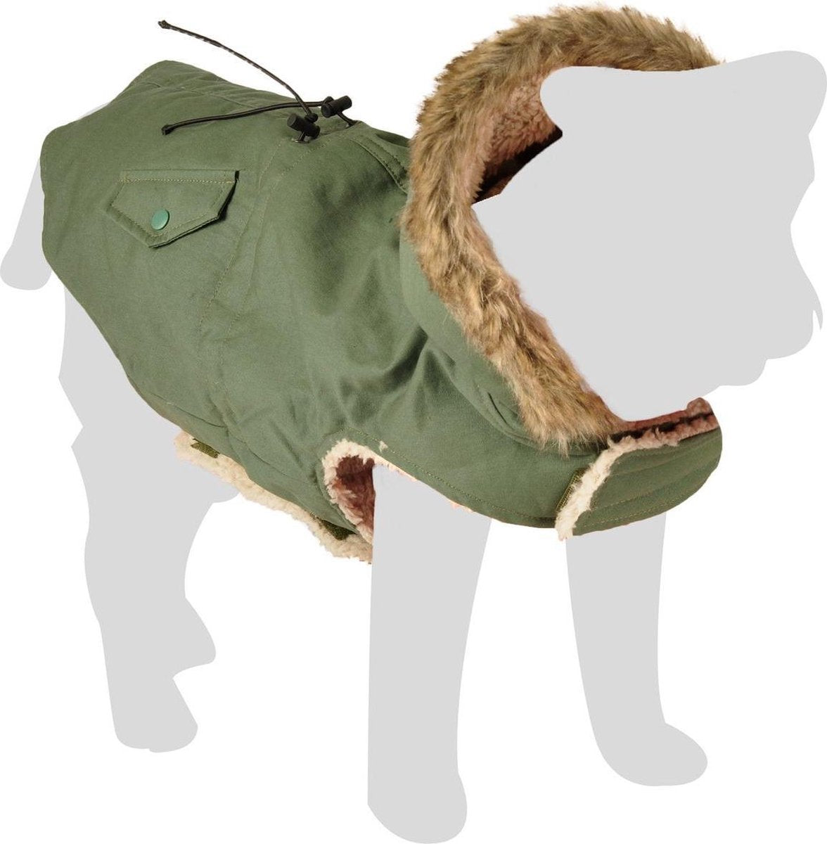 Flamingo Winterjas lennox 55cm voor honden