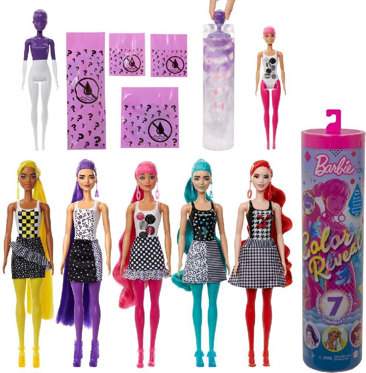 Barbie Color Reveal 3/1 Series