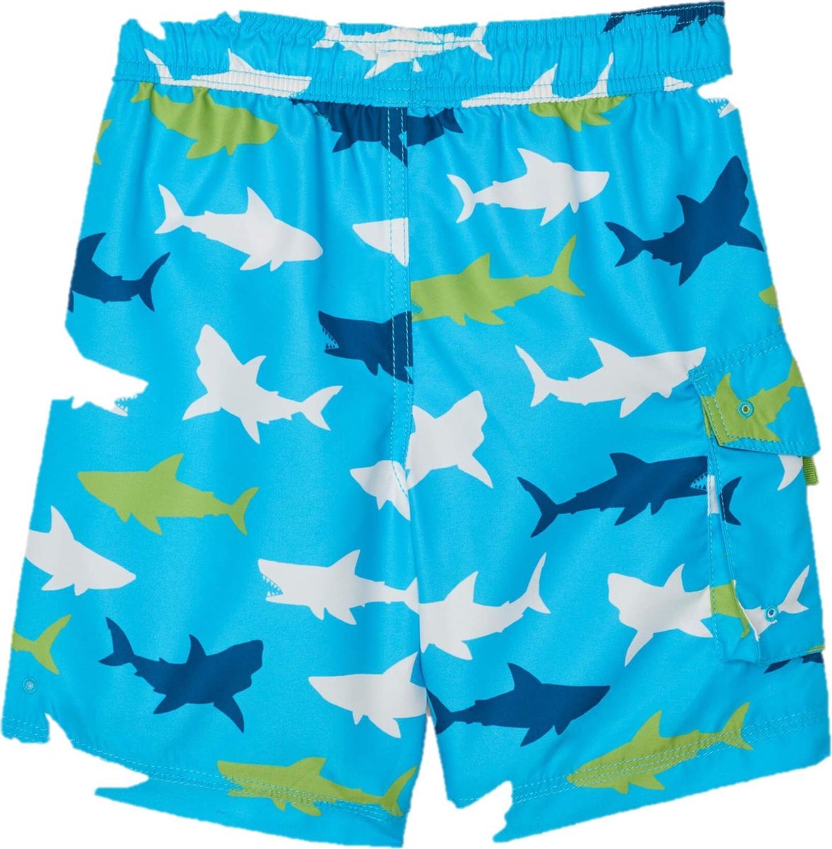 Hatley Jongens UV Zwemshort White Sharks