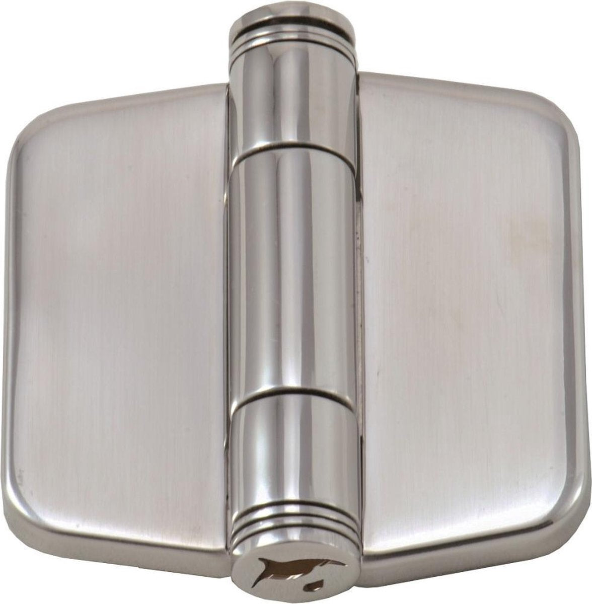 Luikscharnier - 45x42x2 - Rvs 316 - Knoop boven