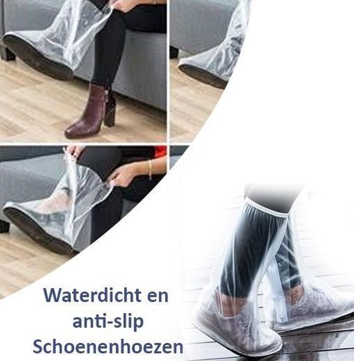Waterdichte schoenenhoezen Maat 36-39 (pak van 2 stuks)