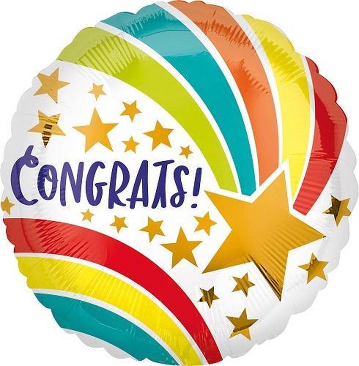 Folieballon congrats geslaagd examenfeest