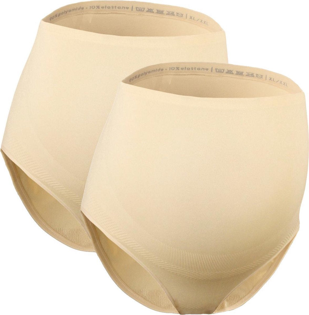 Mamsy PROMO!! Duo Pack Zwangerschaps SLIP (beige XS/S)