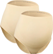 Mamsy PROMO!! Duo Pack Zwangerschaps SLIP (beige XS/S)