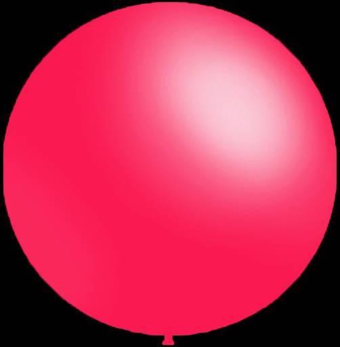 3 stuks Mega grote ronde festivalballonnen fuchsia 90 cm professionele kwaliteit