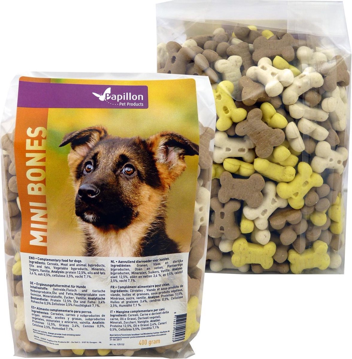 Hondenkoekjes mini bones 400gr
