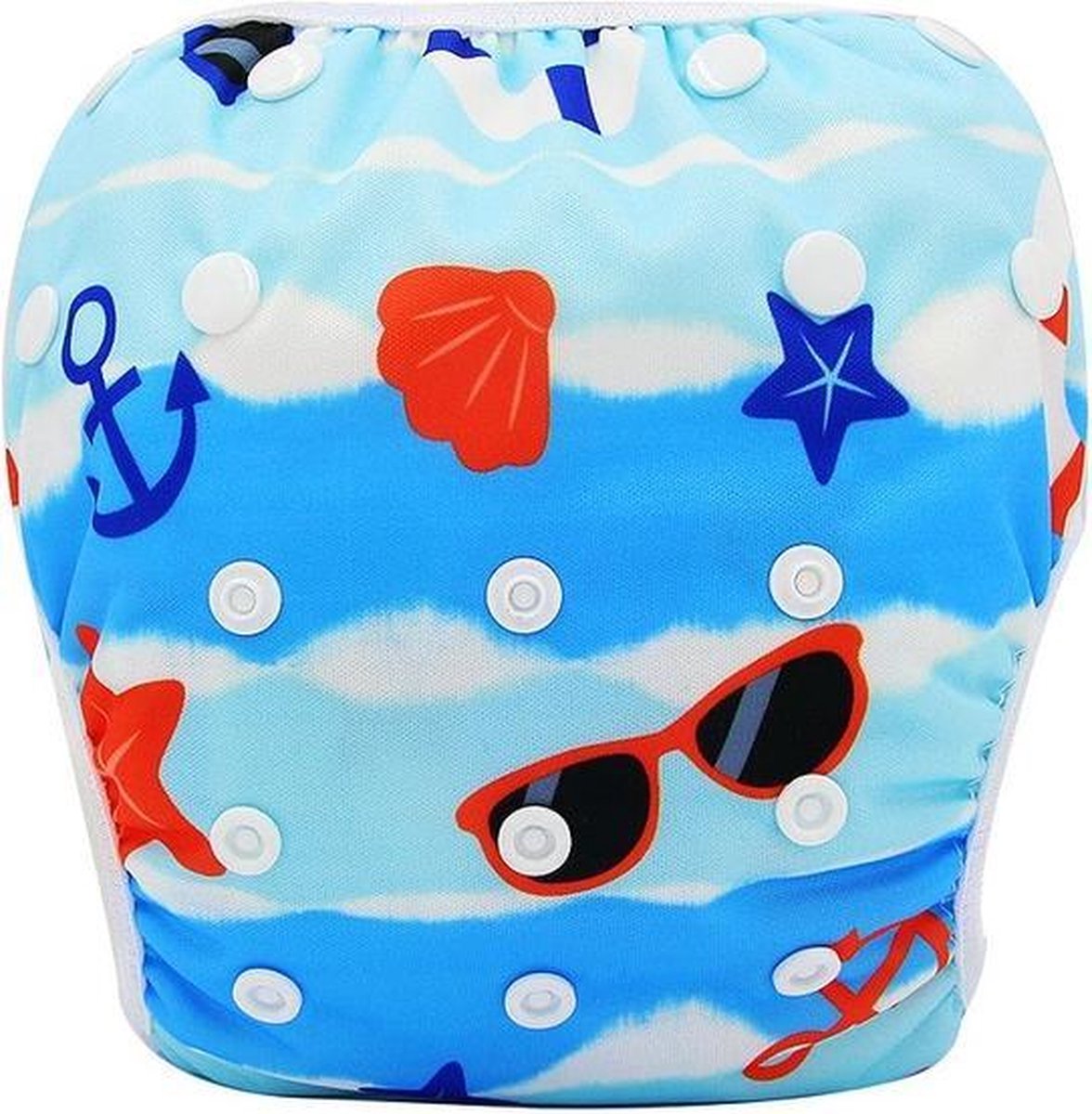 Zwemluier - Strand - Wasbaar en Verstelbaar - Zee & Zwembad - Zwemmen - Baby & Peuter - 3-15 KG - 0-3 Jaar