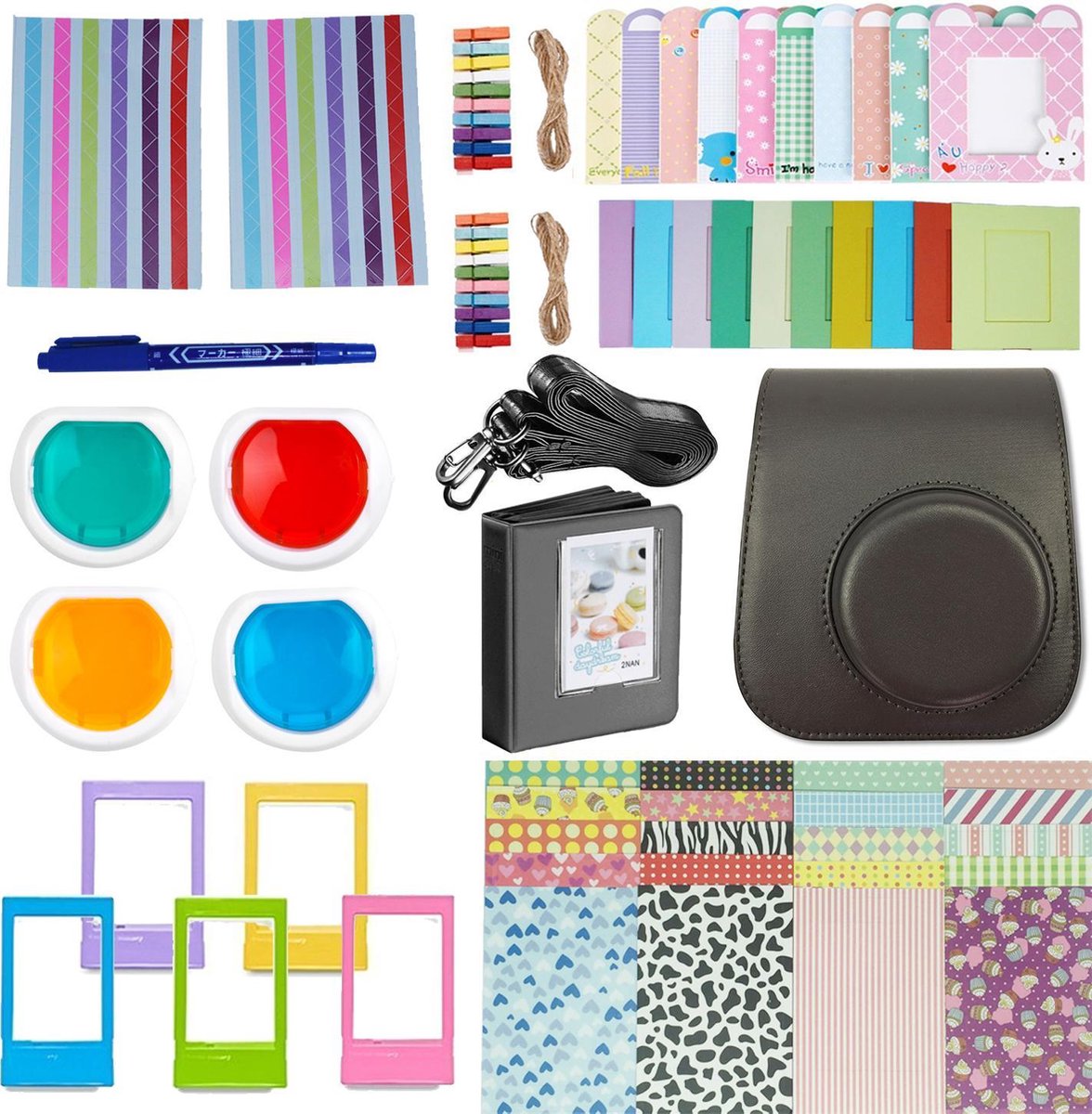 Accessoires Set voor Fujifilm Instax Mini 11 Case met Hoesje