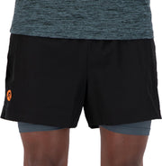 Rogelli Essence 2 in1 Sportbroek - Maat XXL  - Mannen - zwart/blauw/oranje