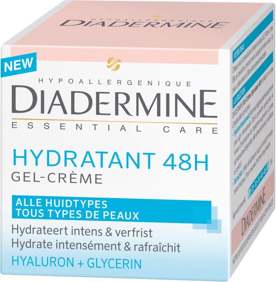 Diadermine 48H gel crème - 1 stuk
