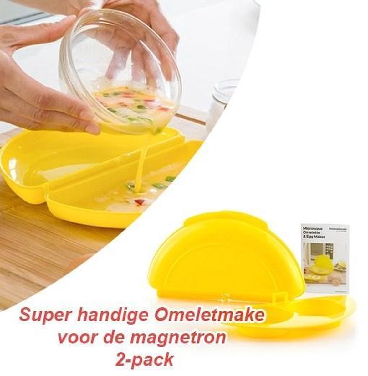 Omeletmake voor de magnetron 2-pack