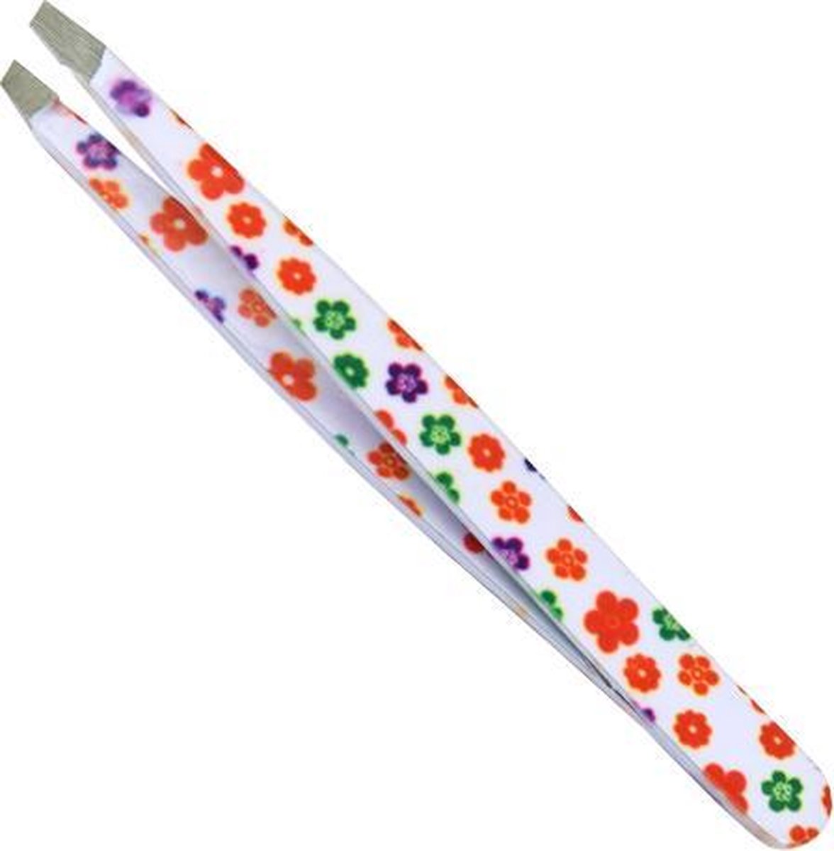 Epileer pincet- bloemetjes motief