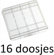 16 stuks Camelion Opbergdoos voor 4 AA of AAA batterijen