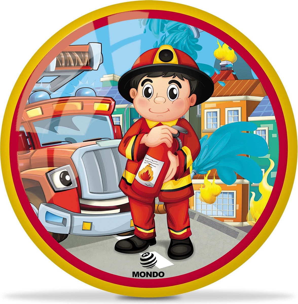 MONDO 6108 strandbal Multi kleuren PVC