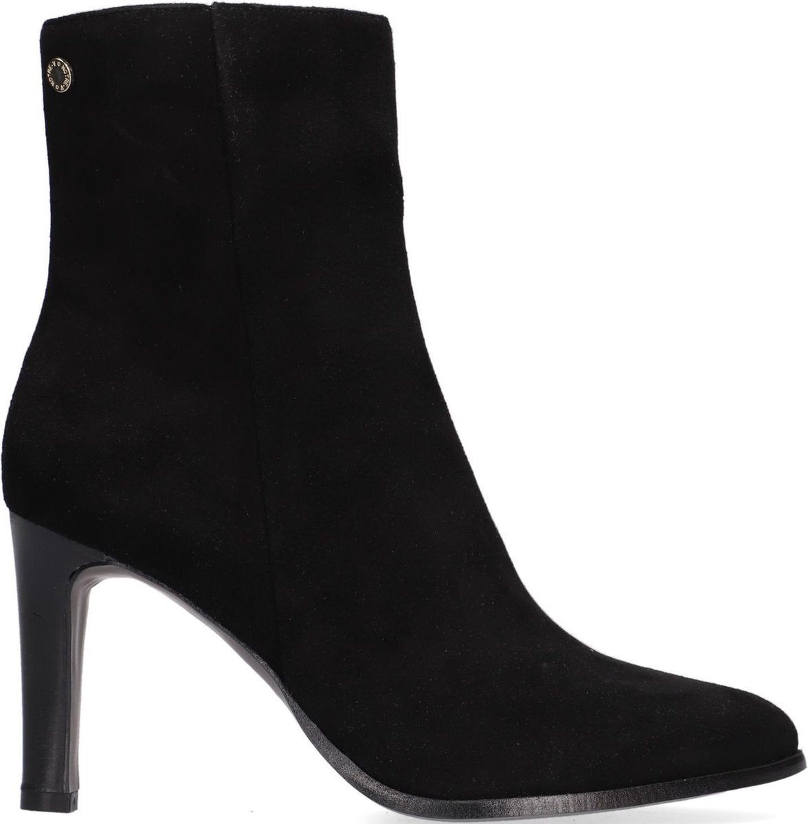Notre-V 7436 Enkellaarsjes - Enkelboots - Dames - Zwart - Maat 38