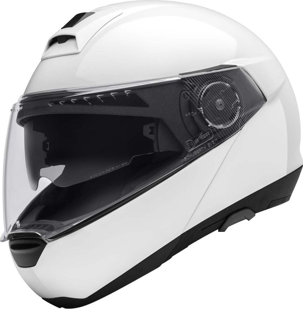 Schuberth C4 Gloss Wit Systeemhelm - Motorhelm - Maat S