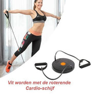 Fit worden met de roterende Cardio-schijf met Oefeningengids